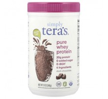 Simply Tera's, Pure Whey Protein, Dark Chocolate, 12 oz (340 g)