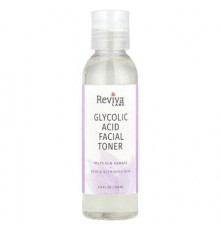 Reviva Labs, Glycolic Acid Facial Toner, 4 fl oz (118 ml)