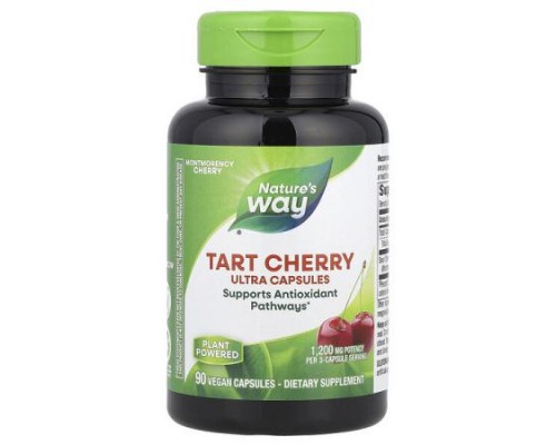 Nature's Way, Tart Cherry, Ultra Capsules, 90 Vegan Capsules (400 mg per Capsule)