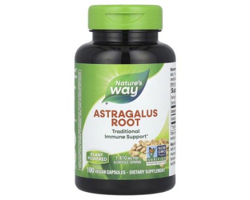 Nature's Way, Astragalus Root, 100 Vegan Capsules (470 mg per Capsule) Nature's Way, Astragalus Root, 100 Vegan Capsules (470 mg per Capsule)