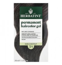 Herbatint, Permanent Haircolor Gel, 3N Dark Chestnut, 5.75 fl oz (170 ml)