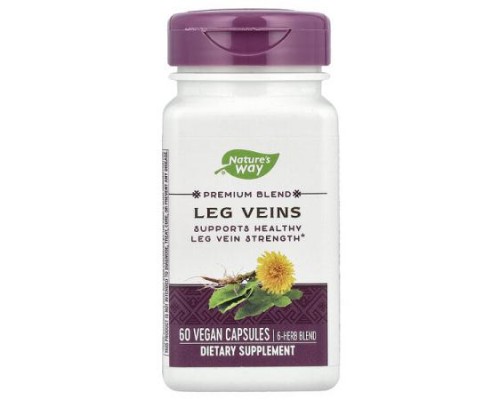 Nature's Way, Premium Blend, Leg Veins, 60 Vegan Capsules