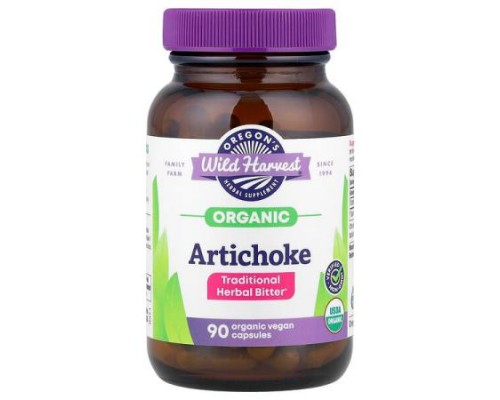 Oregon's Wild Harvest, Organic Artichoke, 90 Organic Vegan Capsules (300 mg per Capsule) Oregon's Wild Harvest, Organic Artichoke, 90 Organic Vegan Capsules (300 mg per Capsule)