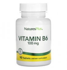 NaturesPlus, Vitamin B-6, 100 mg, 90 Tablets (Discontinued Item)