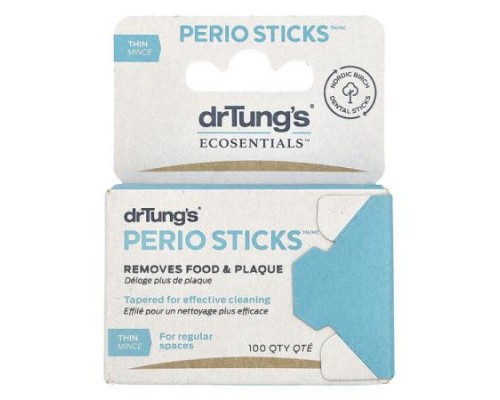 Dr. Tung's, Perio Sticks™, Thin, 100 Sticks Dr. Tung's, Perio Sticks™, Thin, 100 Sticks