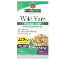 Nature's Answer, Wild Yam, 220 mg , 60 Vegetarian Capsules