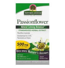 Nature's Answer, Passionflower, 60 Vegetarian Capsule (250 mg per Capsule)