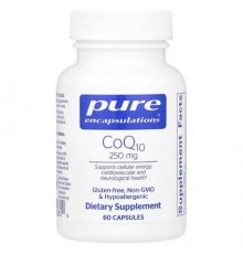 Pure Encapsulations, CoQ10, 250 mg, 60 Capsules
