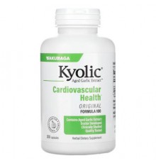 Kyolic, Aged Garlic Extract, Cardiovascular Health, Original Formula 100, 200 Capsules (300 mg per Capsule)