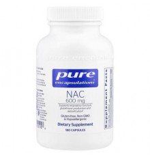 Pure Encapsulations, NAC, 600 mg, 180 Capsules