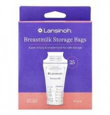 Lansinoh, Breastmilk Storage Bags, 25 Pre-Sterilized Bags