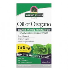 Nature's Answer, Oil of Oregano, 150 mg, 90 Softgels