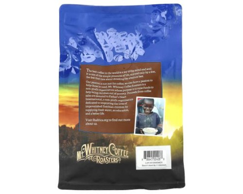 Mt. Whitney Coffee Roasters, Organic Mammoth Espresso, Whole Bean Coffee, Dark Roast, 12 oz (340 g)