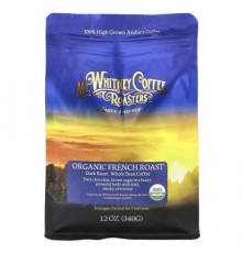 Mt. Whitney Coffee Roasters, Organic French Roast, Whole Bean Coffee, Dark Roast, 12 oz (340 g)