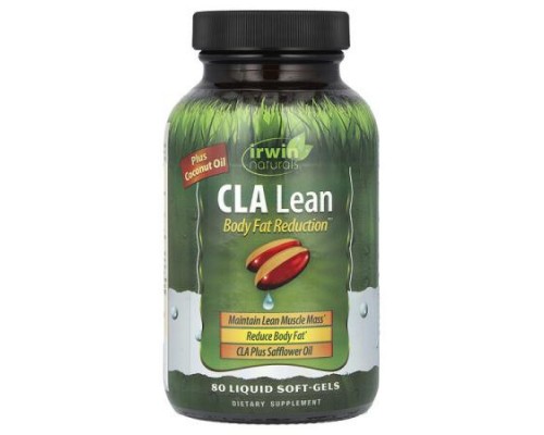 Irwin Naturals, CLA Lean, Body Fat Reduction™, 80 Liquid Soft-Gels