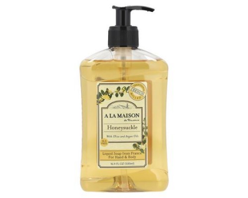 A La Maison de Provence, Liquid Soap For Hand & Body, Honeysuckle, 16.9 fl oz (500 ml) A La Maison de Provence, Liquid Soap For Hand & Body, Honeysuckle, 16.9 fl oz (500 ml)