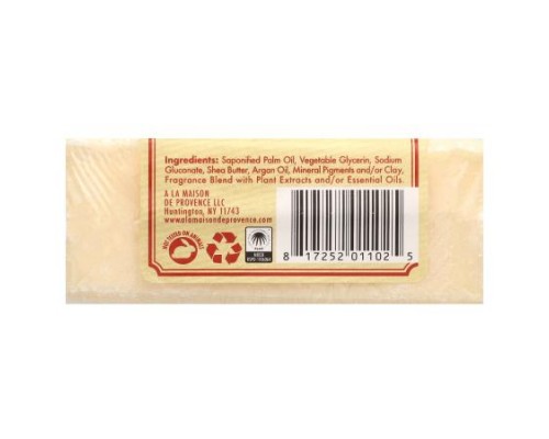 A La Maison de Provence, Hand & Body Bar Soap, Honey Crisp Apple, 8.8 oz (250 g) A La Maison de Provence, Hand & Body Bar Soap, Honey Crisp Apple, 8.8 oz (250 g)