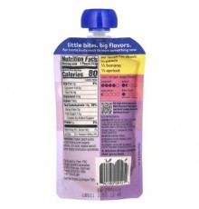 Plum Organics, Organic Baby Food, 6+ Months, Peach, Banana & Apricot, 4 oz (113 g)