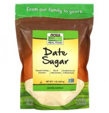 NOW Foods, Real Food, Date Sugar, 1 lb (454 g)