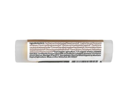 Hurraw! Balm, Lip Balm, Coconut, 0.17 oz (4.8 g) Hurraw! Balm, Lip Balm, Coconut, 0.17 oz (4.8 g)