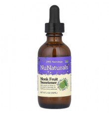 NuNaturals, Monk Fruit Sweetener, 2 oz (59 ml)
