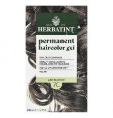 Herbatint, Permanent Haircolor Gel, 7C Ash Blonde, 5.75 fl oz (170 ml)