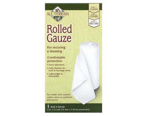 All Terrain, Rolled Gauze, 1 Roll All Terrain, Rolled Gauze, 1 Roll