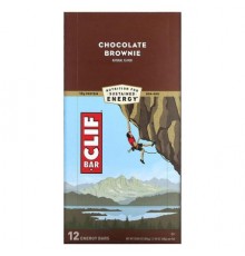 Clif Bar, Energy Bar, Chocolate Brownie, 12 Bars, 2.40 oz (68 g) Each