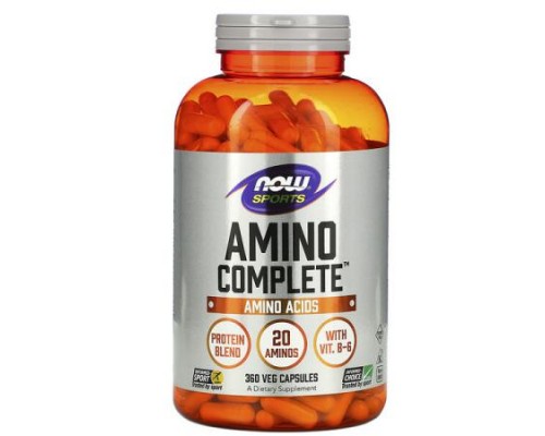 NOW Foods, Sports, Amino Complete, 360 Veg Capsules NOW Foods, Sports, Amino Complete, 360 Veg Capsules