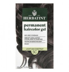 Herbatint, Permanent Haircolor Gel, 5C Light Ash Chestnut, 5.75 fl oz (170 ml)