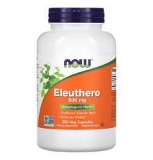 NOW Foods, Eleuthero, 500 mg, 250 Veg Capsules
