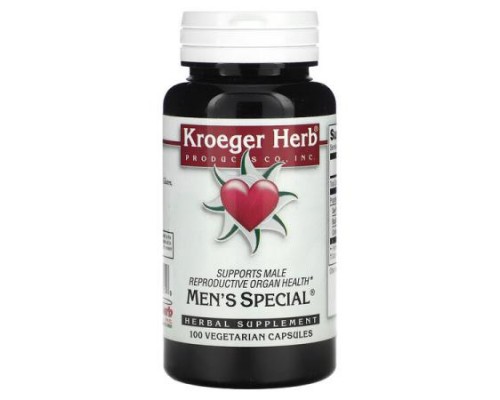 Kroeger Herb Co, Men's Special, 100 Vegetarian Capsules