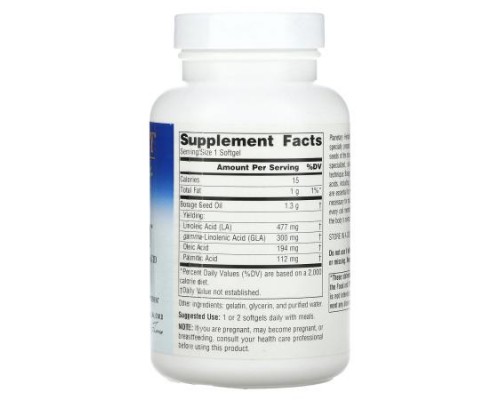 Planetary Herbals, Borage Super GLA 300, 1,300 mg, 60 Softgels Planetary Herbals, Borage Super GLA 300, 1,300 mg, 60 Softgels