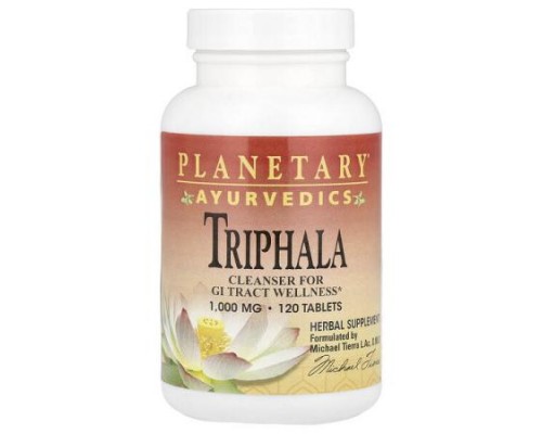 Planetary Herbals, Ayurvedics, Triphala, 120 Tablets (1,000 mg Per Tablet)