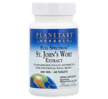 Planetary Herbals, Full Spectrum™ St. John's Wort Extract, 60 Tablets
