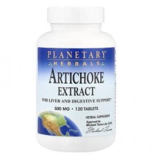 Planetary Herbals, Artichoke Extract, 120 Tablets