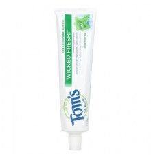 Tom's of Maine, Wicked Fresh!, Natural Anticavity Toothpaste with Fluoride, Spearmint Ice, 4.7 oz (133 g)