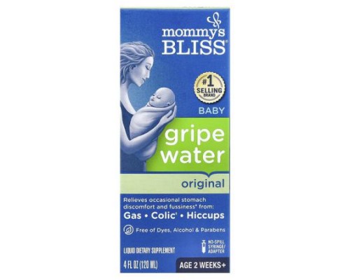 Mommy's Bliss, Original Gripe Water, Age 2 Weeks+, 4 fl oz (120 ml)