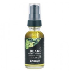 Badger, Beard Oil, Vanilla & Bergamot, 1 fl oz (29.6 ml)