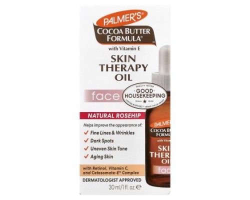 Palmer's, Cocoa Butter Formula® with Vitamin E, Face Skin Therapy Oil, Natural Rosehip, 1 fl oz (30 ml)