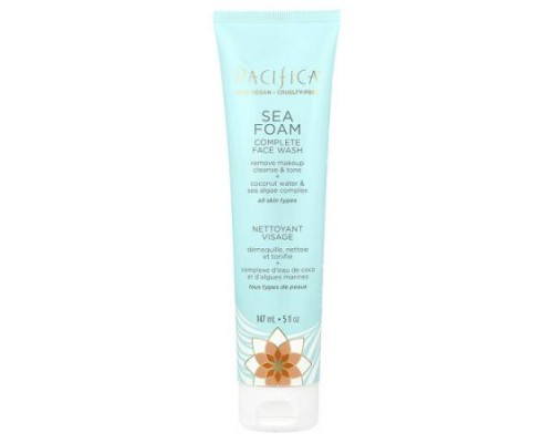 Pacifica, Sea Foam, Complete Face Wash, All Skin Types , 5 fl oz (147 ml) Pacifica, Sea Foam, Complete Face Wash, All Skin Types , 5 fl oz (147 ml)