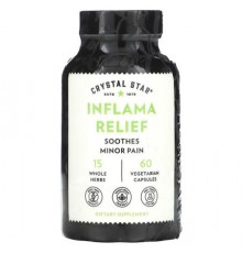 Crystal Star, Inflama Relief, 60 Vegetarian Capsules