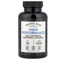 Crystal Star, Male Performance, 60 Vegetarian Capsules
