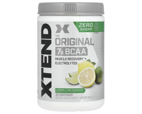 XTEND, The Original 7G BCAA, Lemon-Lime Squeeze, 14.3 oz (405 g)