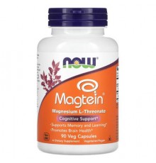 NOW Foods, Magtein®, Magnesium L-Threonate, 90 Veg Capsules