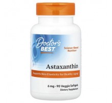 Doctor's Best, Astaxanthin, 6 mg, 90 Veggie Softgels