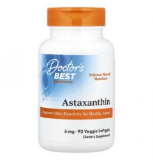 Doctor's Best, Astaxanthin, 6 mg, 90 Veggie Softgels