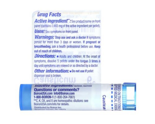 Boiron, Causticum, 6C, Incontinence Support, Approx 80 Pellets