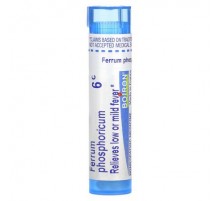 Boiron, Ferrum Phosphoricum, 6C, Mild Fever Relief, Approx. 80 Pellets