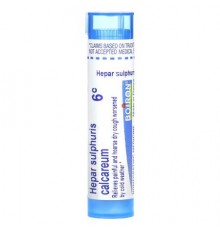 Boiron, Hepar Sulphuris Calcareum, 6C, Dry Cough Relief, Approx 80 Pellets
